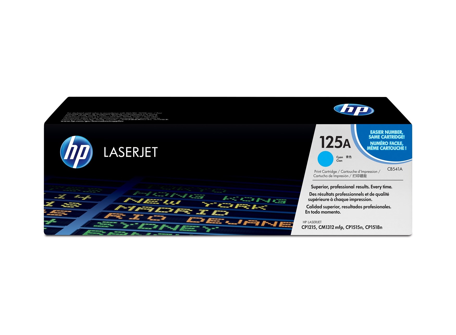 HP CB541A (125A) LaserJet Cyan Toner Cartridge